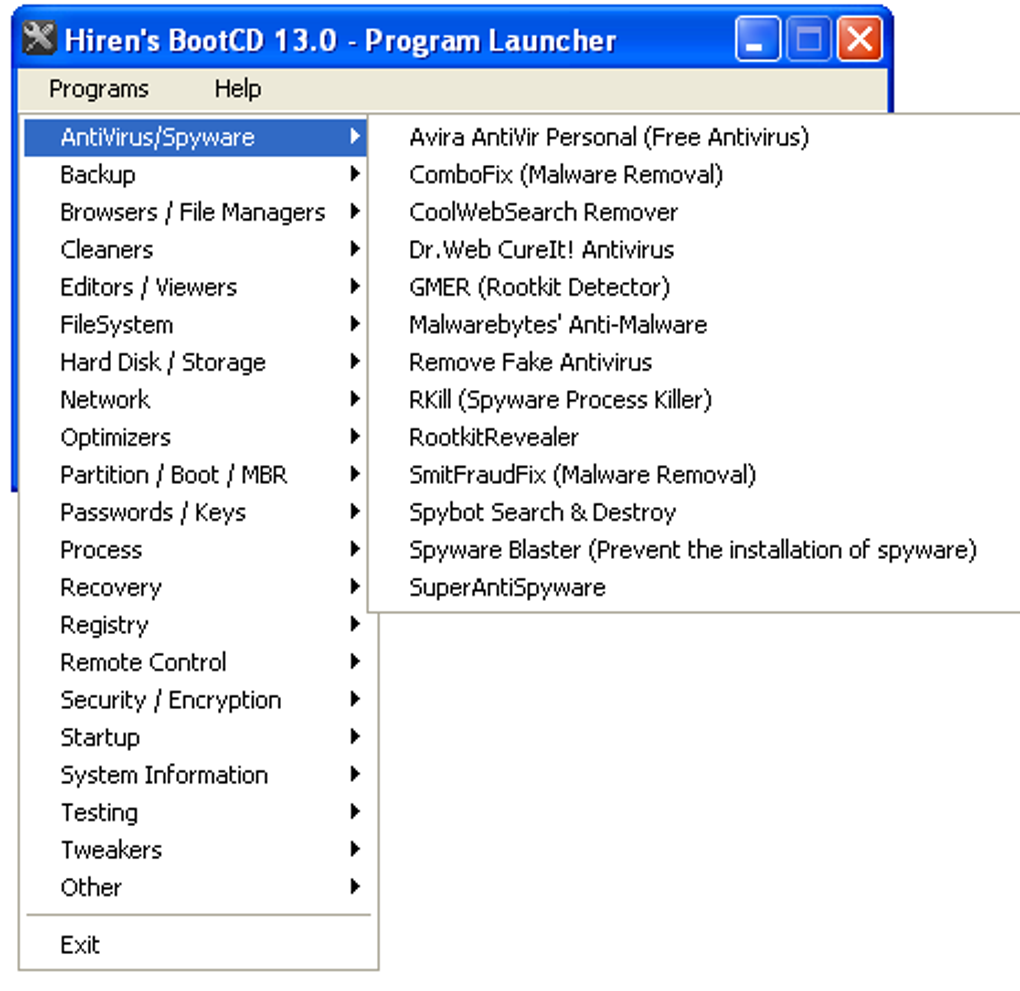 Hiren boot cd 32 bit usb 3.0